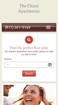 Mobile Screenshot of leasethechaseapartments.com